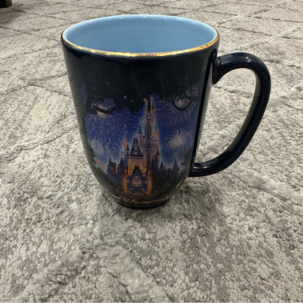 Walt Disney World Castle 1971 Tinkerbell Fireworks Coffee Mug